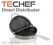 TECHEF - Frittata and Omelette Pan, Made in Korea