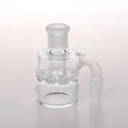 8cm Small 14mm 90° Glass Ash Catcher Disc Perc for Smoking Bong Pipe Filter