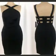 NEW Aidan mattox caged back dress womens size 10