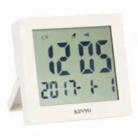在飛比找momo購物網優惠-【KINYO】輕巧多功能電子鐘(TD-389)