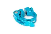 THEORY QUICKIE QUICK RELEASE SEAT CLAMP - QR BIKE SEAT CLAMP - BLUE