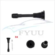 4 Pcs Ignition Coil Boot Spark Plug Cap For 22448JA00A Nissan Cube Juke Qashqai