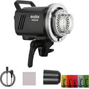MS300-V Upgraded Studio Flash Light 300Ws Strobe Light GN58 0.1-1.8S Recycle ...