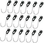 Kisangel 80pcs Greenhouse Hook Hooks Clip Greenhouse Net Hangers Hang Accessory Insulation Garden Plant Hangers Plant Support Clips Shade Twist Stainless Fix Net Support Stainless Steel