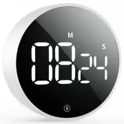 Digital Kitchen Timer - Magnetic Countdown Countup Timer with Large LED Displ...