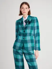 Greenhouse Plaid Blazer