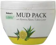 Bakson's Sunny Mud Pack With Aloe Vera Neem Tulsi And Lemon (150 g)