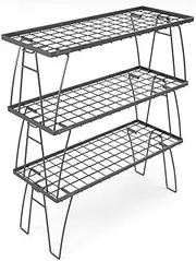 Camping Moon T-229-3T Camping Rack, Outdoor Mesh Rack, MINIMAL RACK 3-Piece Set