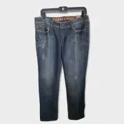 Pierre Cardin Dark StoneWash Marianne Straight Leg Jean, Size 10 Tall NWT