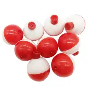 30pcs/lot Round Fishing Floats Plastic Floats Push Button Float Bobbers