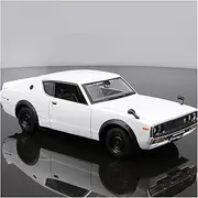 Scale Finished Model Car 1:24 Scale for Nissan GTR Skyline 2000 1971 Alloy Diecast Car Model Luxury Collection Vehicle Replica Collectibles Die-cast Vehicle