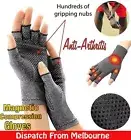 Magnetic Arthritis Gloves Soft Compression Hand Therapy Support Sore Finger