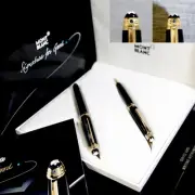 Limited set Montblanc fountain pen ballpoint pen signature sapphire UNICEF