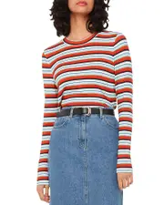 Whistles Ribbed Crewneck Sweater