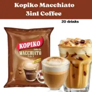 Kopiko Macchiato 3in1 Instant Coffee Drink Delicious Mellow Rich Aroma