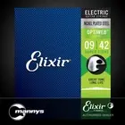 Elixir 19002 Electric Guitar Nickel Plated Steel w/ Optiweb Coating - 6-String S