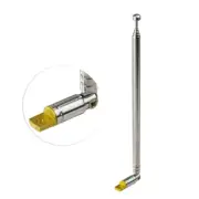 Replacement 59.8cm 23.5" 6 Sections Telescopic Antenna Aerial for Radio TV