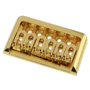 Hardtail Hard Tail Fixed Guitar Bridge for 6 String Electric Guitar Gold