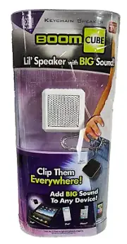 Boom Cube Powerful Bluetooth Cube Tiny Speaker Play Music As Seen on TV
