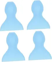 DRESSOOS 4pcs Car Film Tool Vinyl Scraper Plastic Dish Scraper Car Film Scraper Car Decal Applicator Auto Tools Window Film Squeegee Window Scraper Vehicle Film Tool Automatic Accessories
