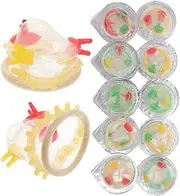 6pcs/24pcs Colorful Ultra-Thin Condoms with Spikes, Safe Sleeve Adult Sex Life Supplies Health Products Gifts