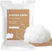 UzecPk Premium 150g/5.3oz Polyester Fiber Filling, High Resilience Cotton For Stuffed Animals and Couch Pillows