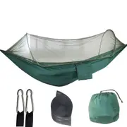 GGP Turquoise Automatic Pop Up Mosquito Net Hammock 200Kg Load Capacity, Lightweight Outdoor Camping Gear With Quick Setup And Durable Design