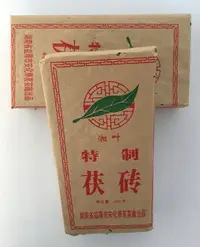 在飛比找樂天市場購物網優惠-湖南安化黑茶 金湘葉金花茯磚茶350g 2010年金花黑茶 