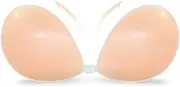 [HIOQFR] Adhesive Invisible Bra Sticky Bra Strapless Push Up Bra Reusable Silicone Bra Backless Wedding Sticky Bra