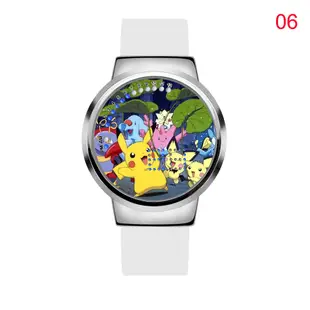 神奇寶貝 口袋妖怪 寶可夢 手錶寵物小精靈皮卡丘神奇寶貝防水觸摸LED手錶 暢銷學生電子錶