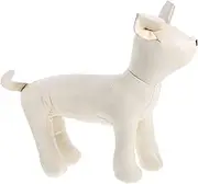 Alipis Pet Dog Mannequin Display for Clothing Leather Design S Lifelike Standing Posture for Pet Stores for Showcasing Dog Outfits