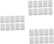Tofficu 3sets Aluminum Alloy Business Cards Blank Smooth Edges for Printing Double-Sided Sublimation Cards 10pcs*3