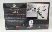 Huntington Home Aldi Halloween Bats Indoor Outdoor 8 Pieces Spooky Creepy NEW