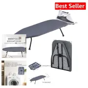 Portable 31” x 12” Tabletop Ironing Board with Iron Holder for Small Spaces