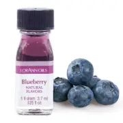 LorAnn Oils StrengthFlavor Food Flavor,.0125 fl oz - 3.7ml, - Blueberry
