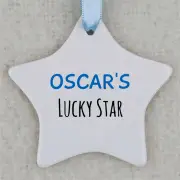 Lucky Star Ceramic Ornament