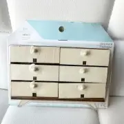 DIY Modern Mini Doll House 6 Drawer Dresser #SPA15956 Wooden