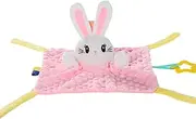Lesunbak Baby Security Blanket,Soothing Toy with Rattle Baby Snuggle Toy | Interactive Baby Cuddle Blanket Animal Baby Doll for Baby Boys Girls