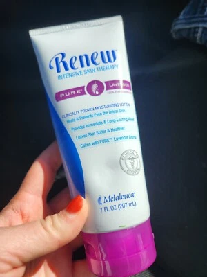 Renew Intensive Skin Therapy Melaleuca Lotion, Pure Lavender 7 oz - New - Sealed