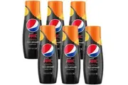 SodaStream Pepsi Max Mango Syrup Mix No Sugar 440mL Pack 6 BULK