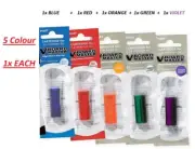 Pilot V Board Master Cartridge Whiteboard REFILLS WBS-VBM - 5x COLOURS (EACH 1)