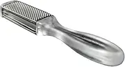 CareforYou Pedicure Foot File Callus Rasp Scrubber Hard Dead Rough Skin Callus Remover Reducer 2 Sides Clear Handle