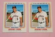 JEREMY PENA (2) 2023 HERITAGE AWARD WINNER #AW9 HOUSTON ASTROS