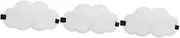 VALICLUD 3pcs Cloud Blindfold Eye Covers for Sleeping Eyes Sleeping Mask Eye Sleeping Soft Silk Cooling for Sleeping Padded Breathable Sleep Mask Plush Eye Mask Beige Nylon Cloth