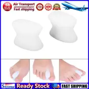 LF# 1 Pair Silicone Toe Separators Overlap Toe Divider Hallux Corrector (L)