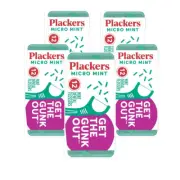 Plackers Back Teeth Micro Mint Dental Floss Picks, Travel Pack Mini 60 Count