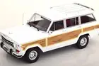 KK Scale 1989 Jeep Wagoneer White w/ Wood Grain 1:18 KKDC181111