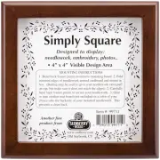 Sudberry House Simply Square Box, 5 x 5 x 2.75, Mahogany