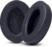 WC PadZ - The Ultimate Upgraded Earpads by Wicked Cushions - Compatible with Audio Technica, HyperX, SteelSeries Arctis & More - Extra Thick - Bigger Opening - Softer Memory Foam | Black