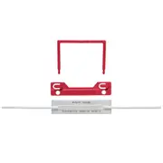 Avery 44009R Tubeclip Red Box 100 Tube Clips